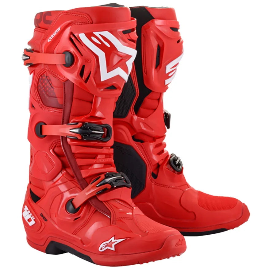 Alpinestars Tech 10 Red Motocross Boots