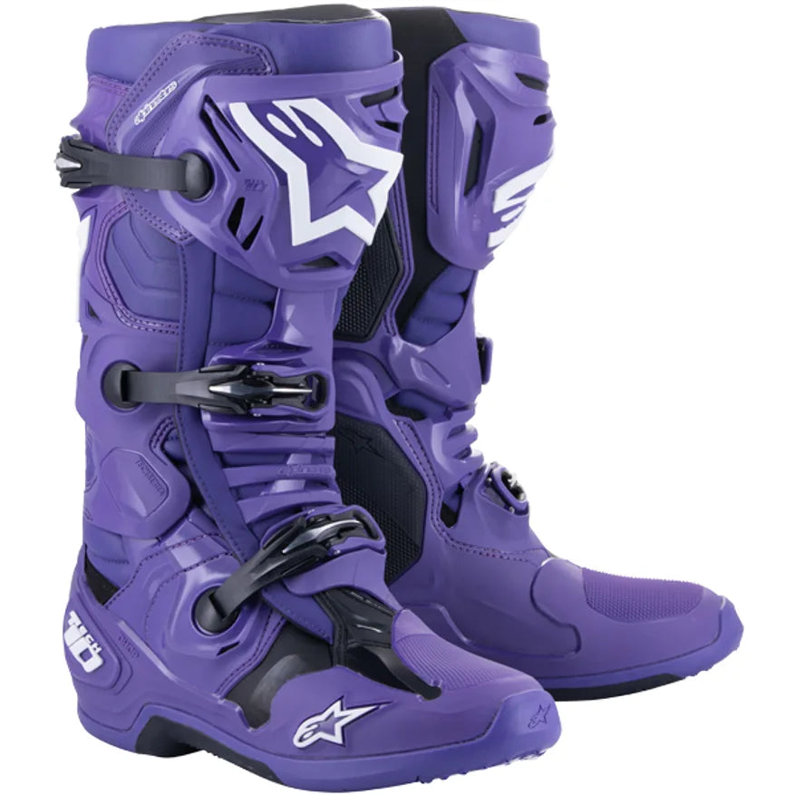 Alpinestars Tech 10 Ultraviolet Black Motocross Boots