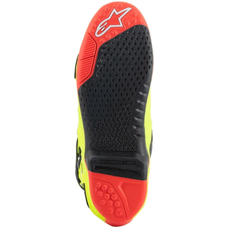 Alpinestars Tech 10 Fluo Yellow Black Red Fluo Motocross Boots