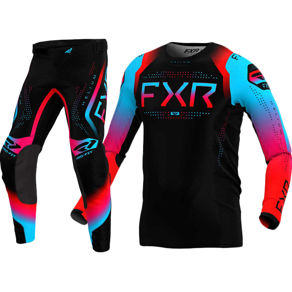 FXR 2024 Helium Ice Pant & Jersey Motocross Kit Combo