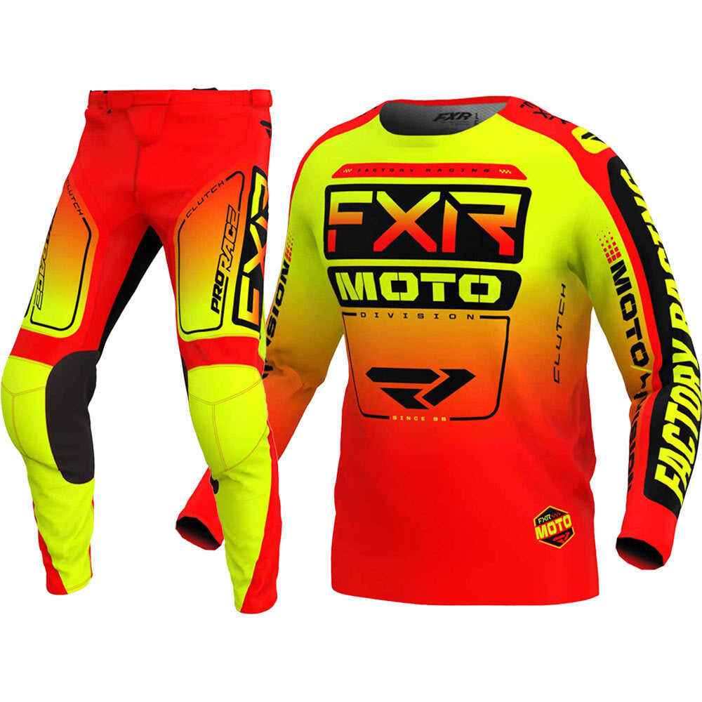 FXR 2024 Clutch Inferno Pant & Jersey Motocross Kit Combo