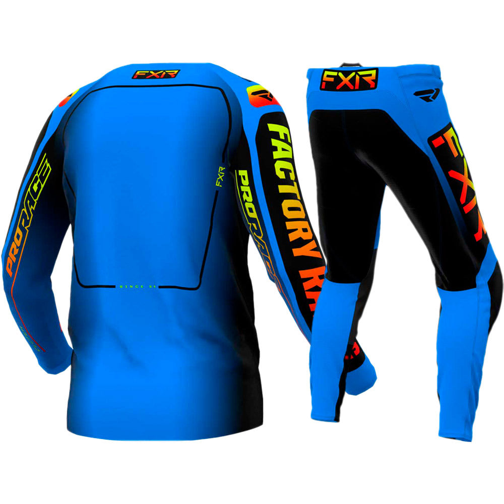 FXR 2024 Clutch Blue / Inferno Pant & Jersey Motocross Kit Combo