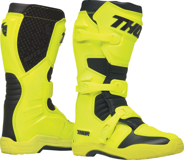 Thor Blitz XR Acid Black Adult Motocross Boots