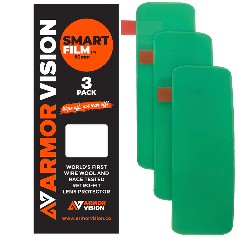 Armour Vision 50mm Smart Film Vision Strips Pack Of 3