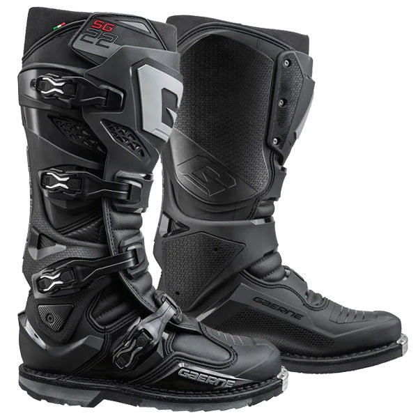 Gaerne SG22 Black Motocross Boots