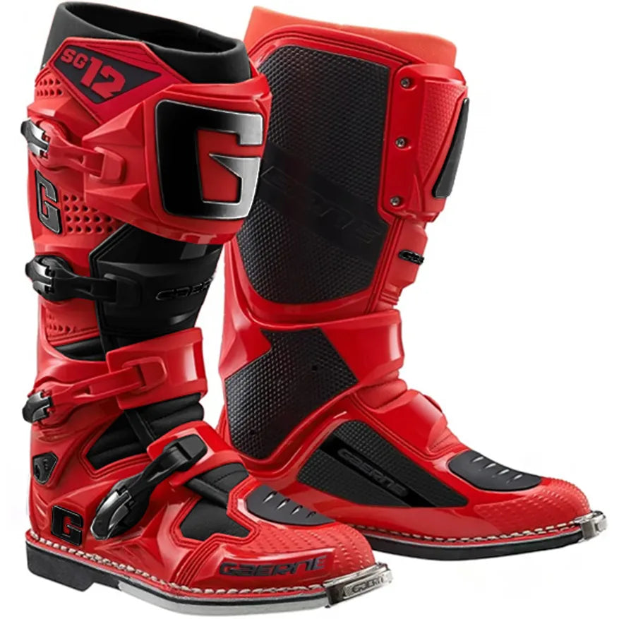 Gaerne SG12 Red Black Motocross Boots