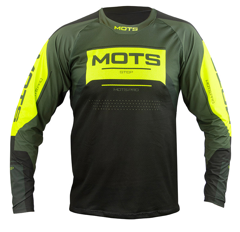 MOTS Step 8 2026 Trials Jersey Adult Green Trials Clothing