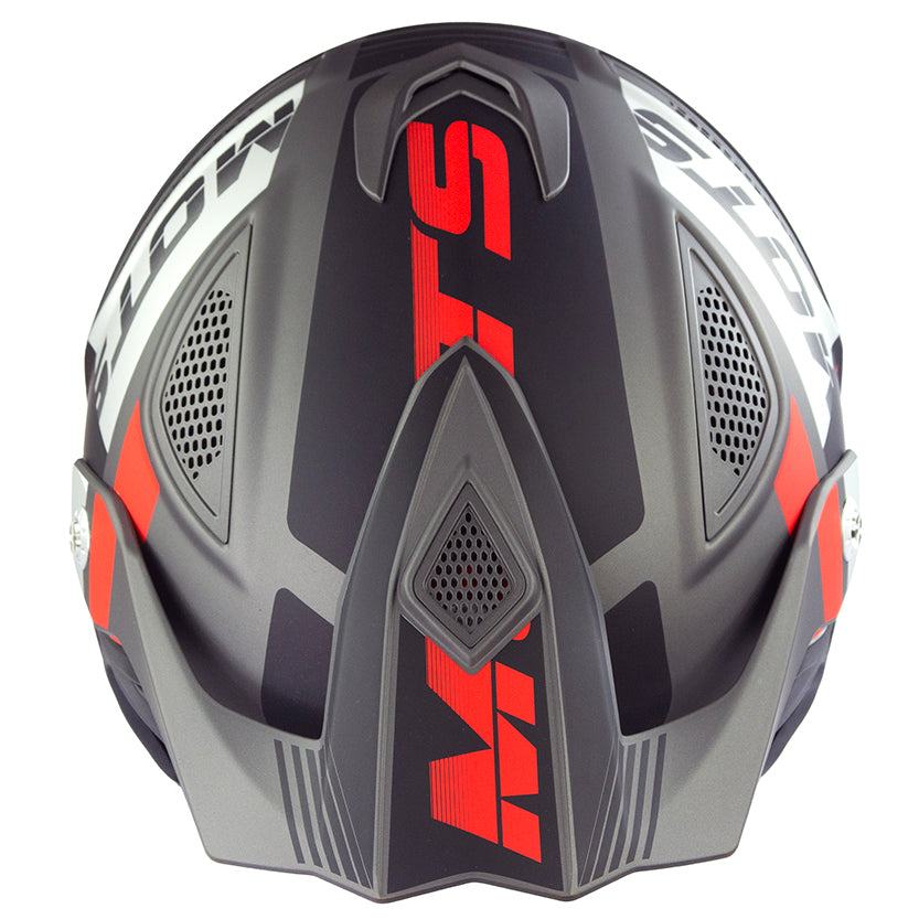 Mots GO2 Trials Helmet Black Matt