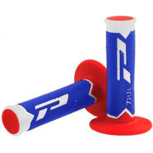 Pro Grip 788 Blue / Red / White Motocross Grips