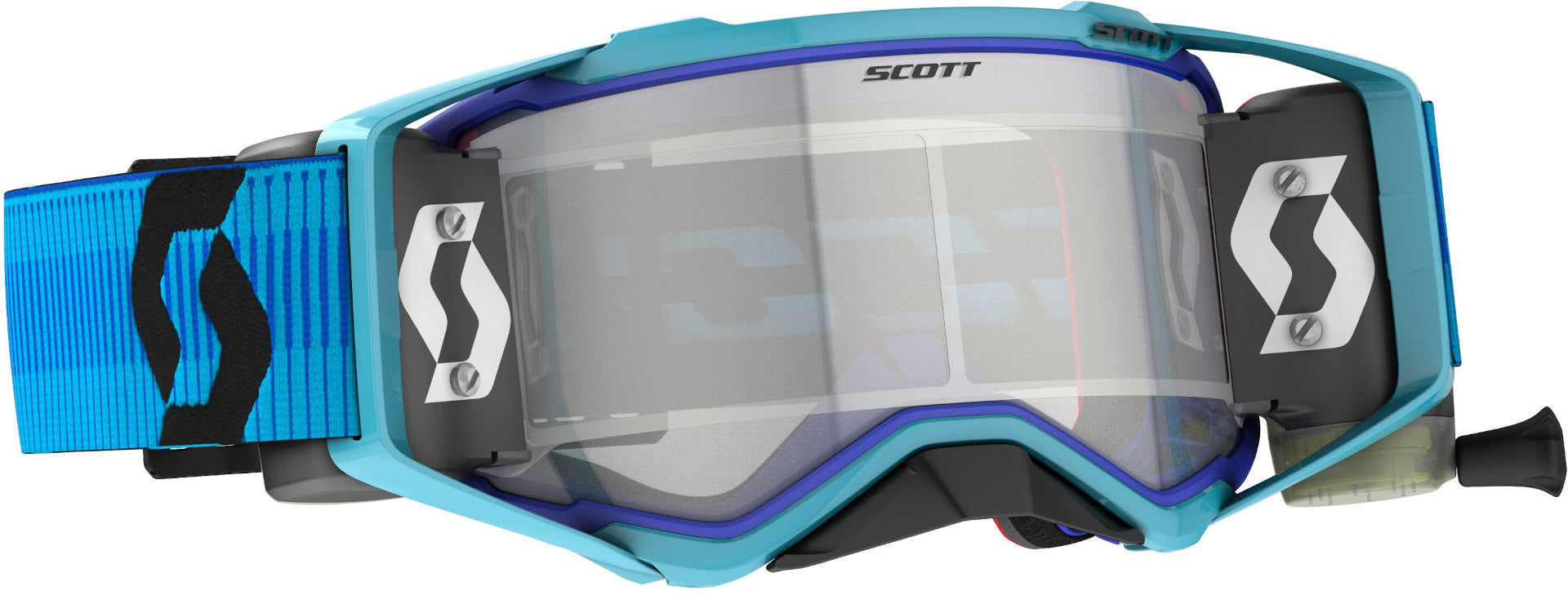 Scott Prospect WFS Blue / Black Roll Off Motocross Goggles