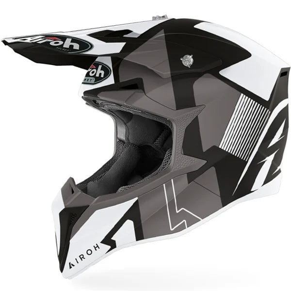 Airoh Wraap Raze Black Matt Motocross Helmet