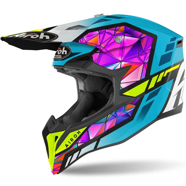 Airoh Wraap Diamond Gloss Motocross Helmet