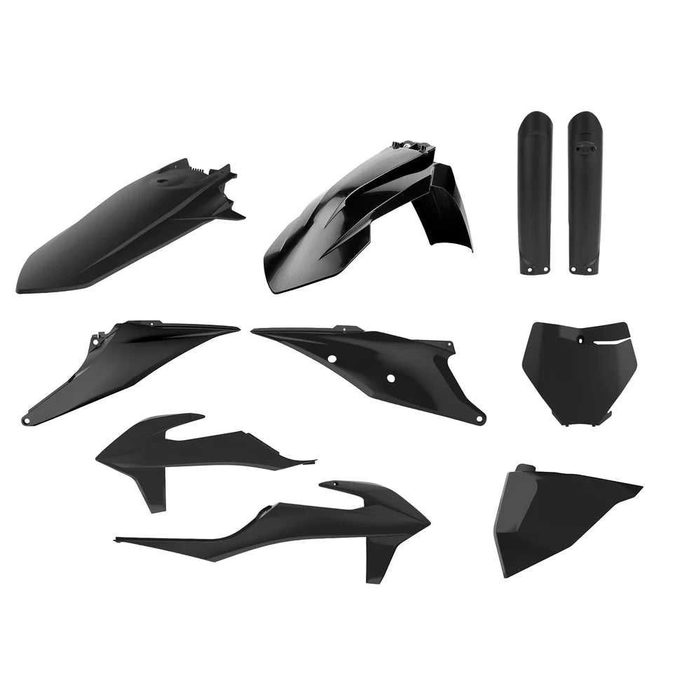 KTM Full Plastic Kit Black SX/SXF 125-450 19-22