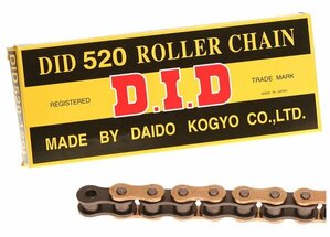 DID 520 Gold RJ Motocross Chain