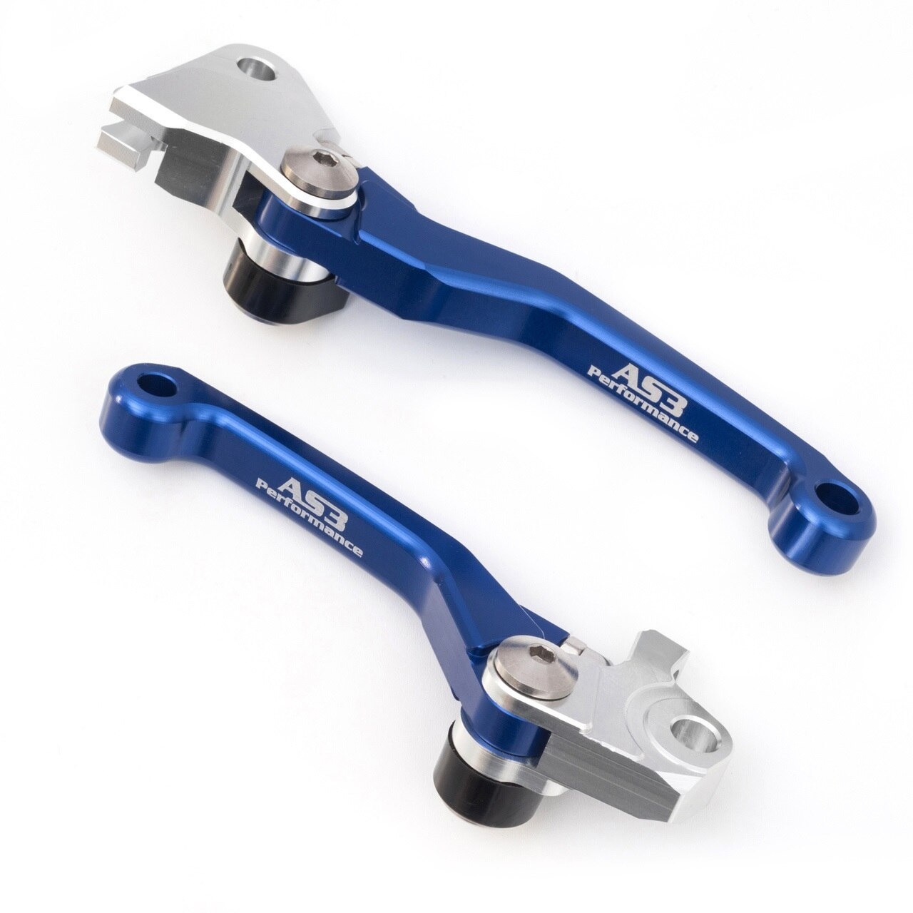 Yamaha AS3 Blue Flexi Brake & Clutch Lever Set YZ125 YZ250 2015 - 2021