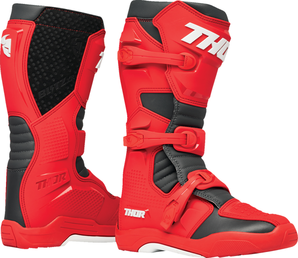 Thor Blitz XR Red Black Adult Motocross Boots