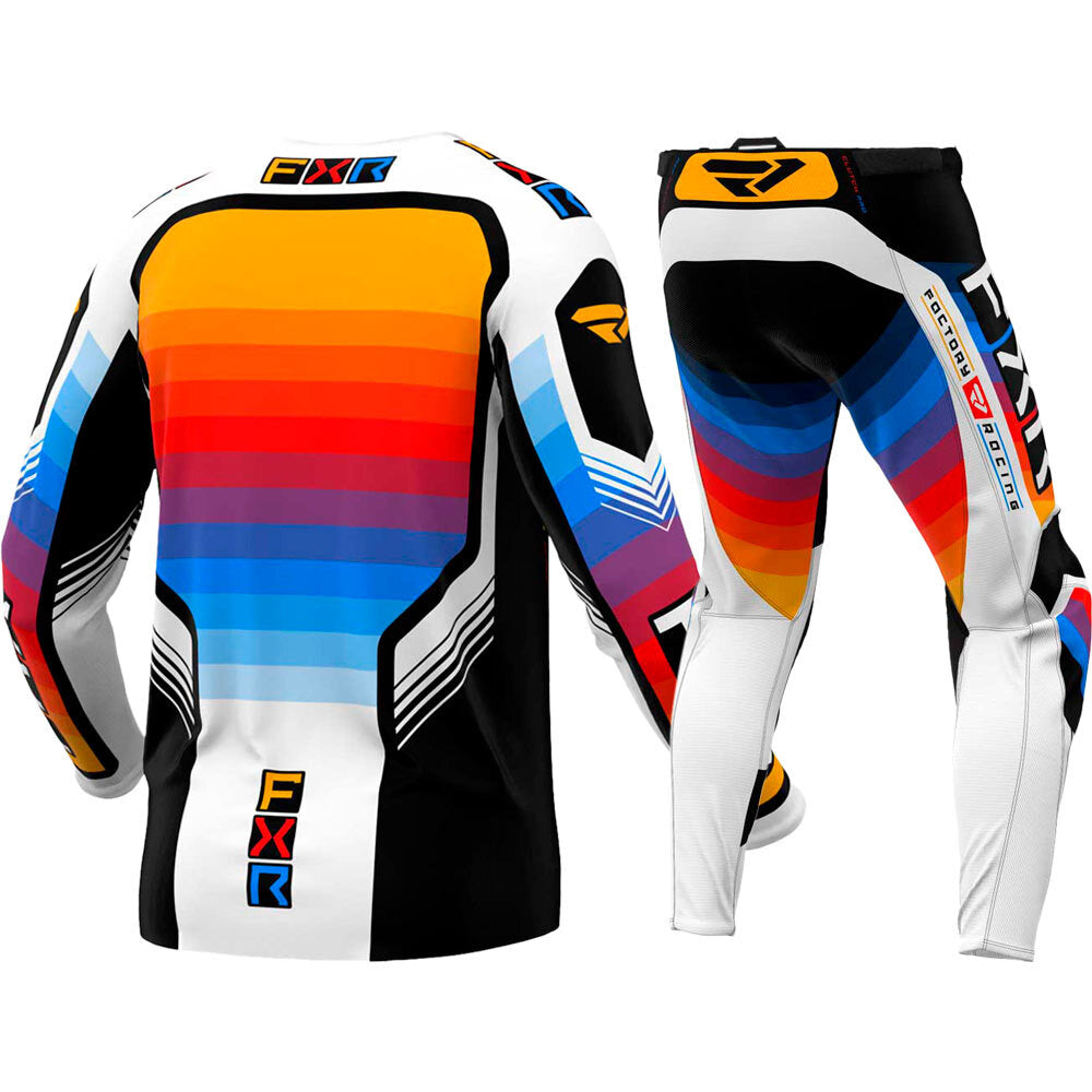 mx gear 2024 FXR 2024 Clutch Pro Spectrum Pant & Jersey Motocross Kit Combo