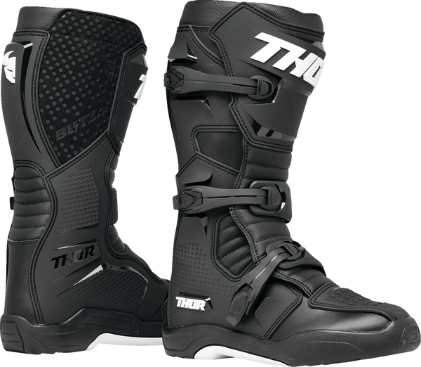 Thor Blitz XR Black White Adult Motocross Boots