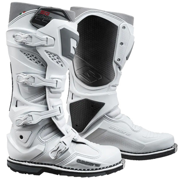 Gaerne SG22 White Motocross Boots