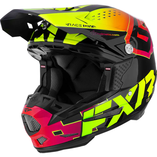FXR 6D ATR-2 Motocross Helmet 2024 Vivid FXR 6D ATR-2 Motocross Helmet 2024 Vivid