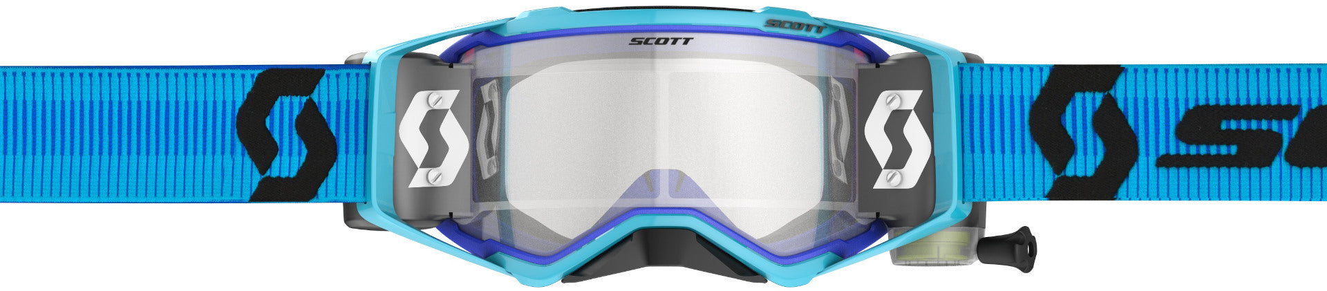 Scott Prospect WFS Blue / Black Roll Off Motocross Goggles