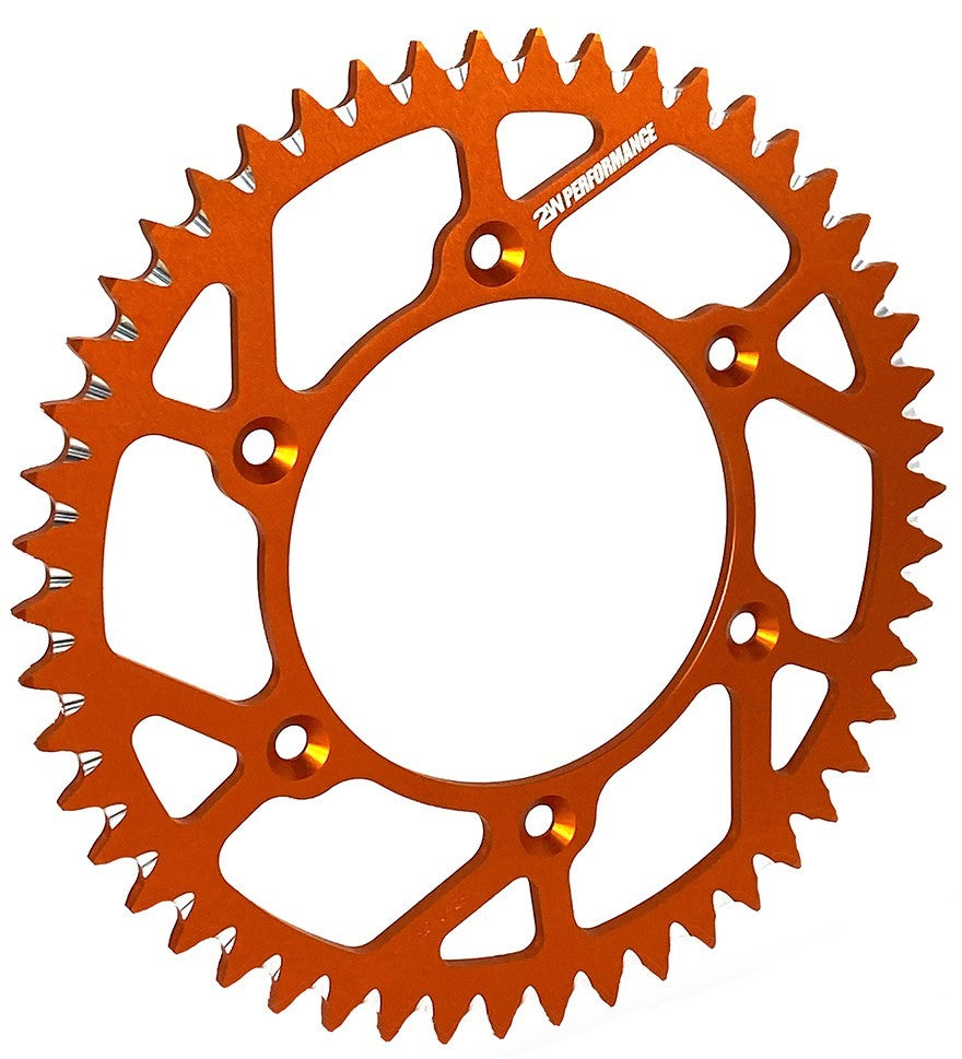 2W Performance KTM Orange Rear Sprocket SX/SXF EXC/EXC-F 125-450