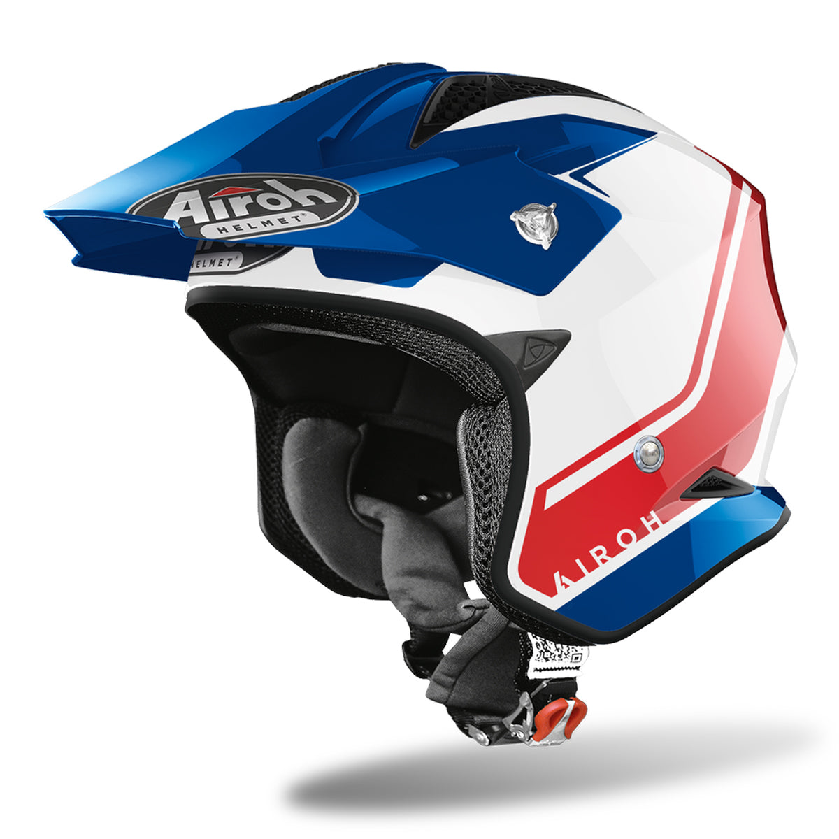 Airoh TRR Trials Helmet Keen Blue Red Gloss