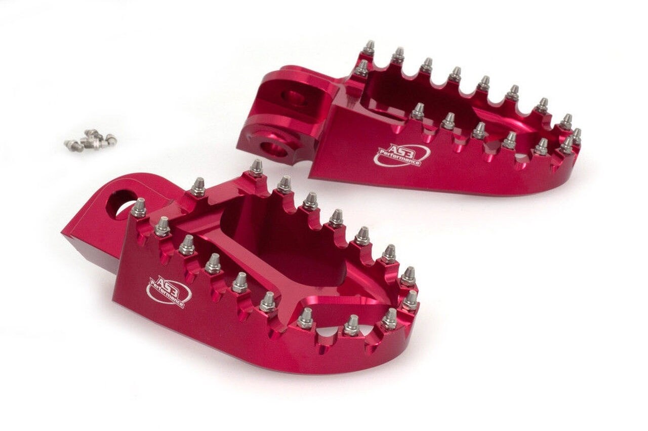 Beta AS3 Red Footpeg Set RR 125-480 2013 - 2019