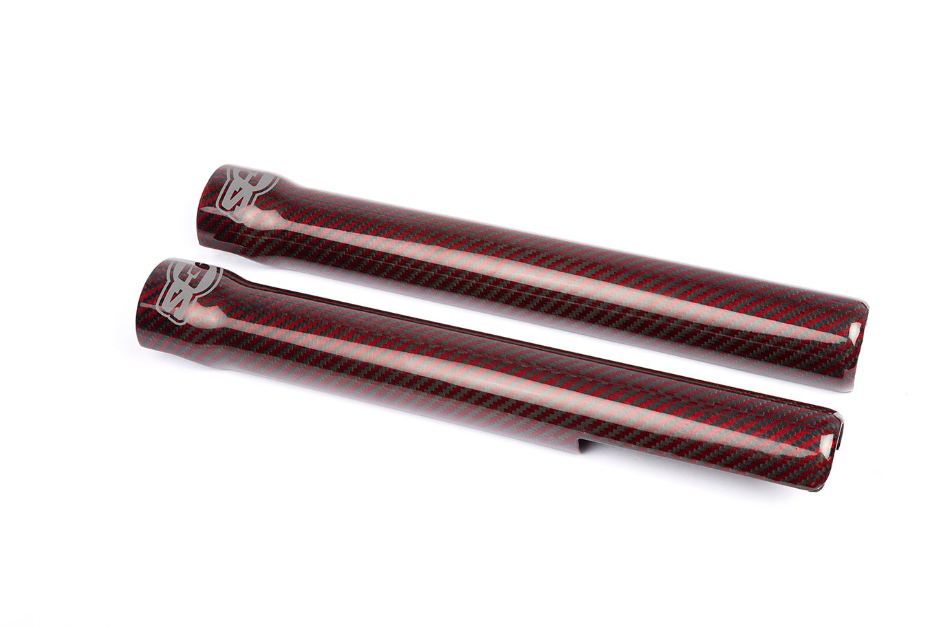 S3 Carbon Fork Protectors Carbon Red Tech/Showa