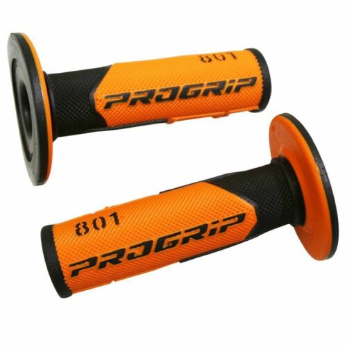 Pro Grip 801 Black Orange Motocross Grips